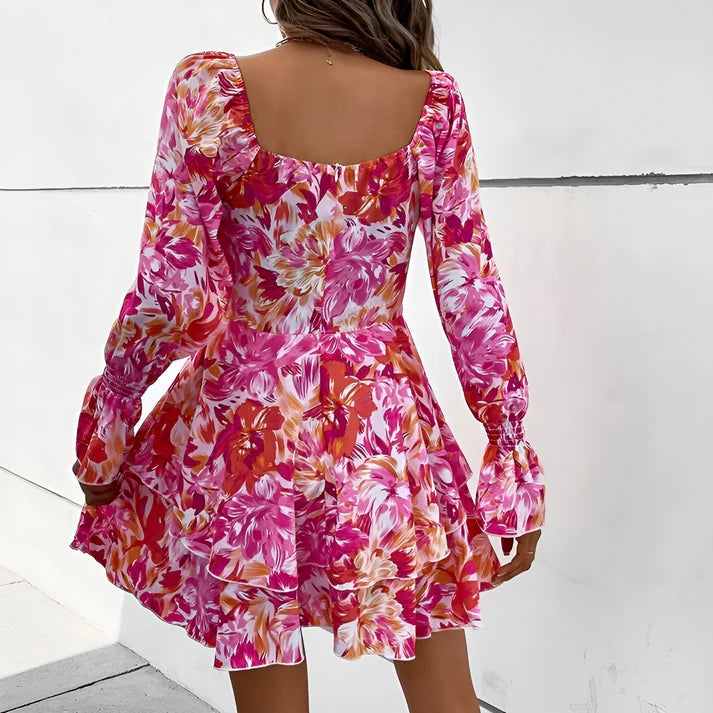 Vespera Flora Midi Dress